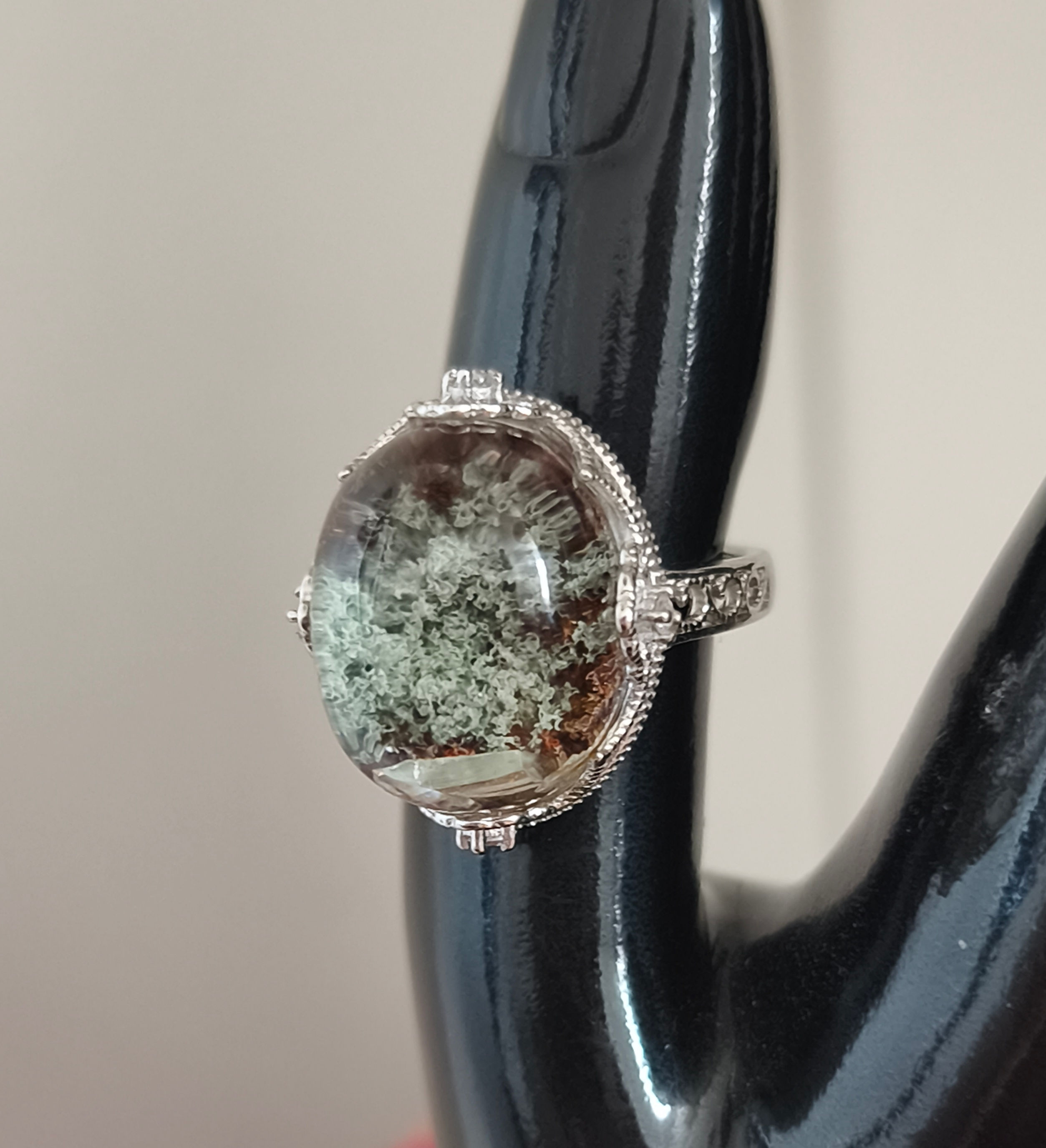 Gartenquarz Ring S925