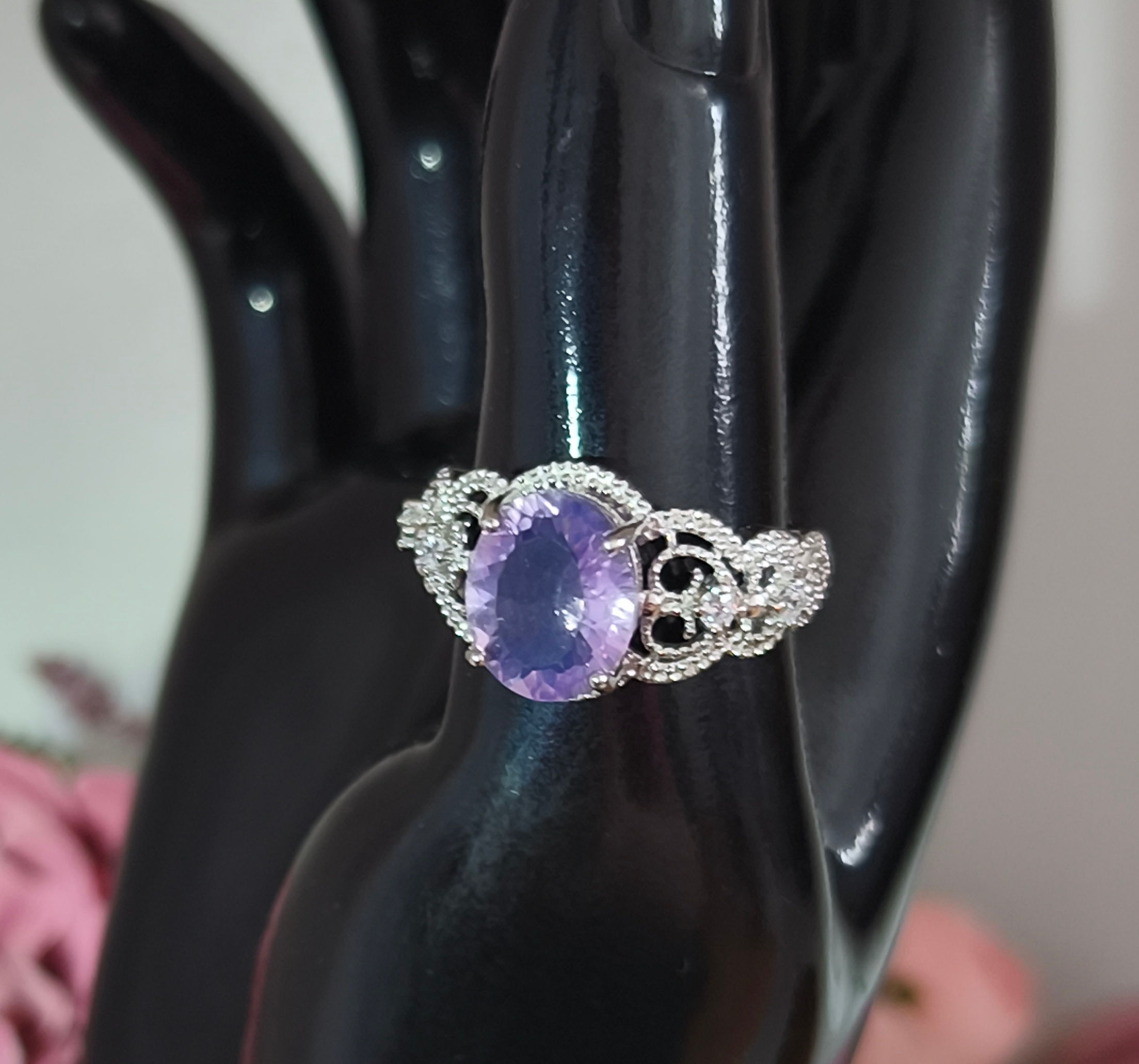 Amethyst S925 Silber Ring