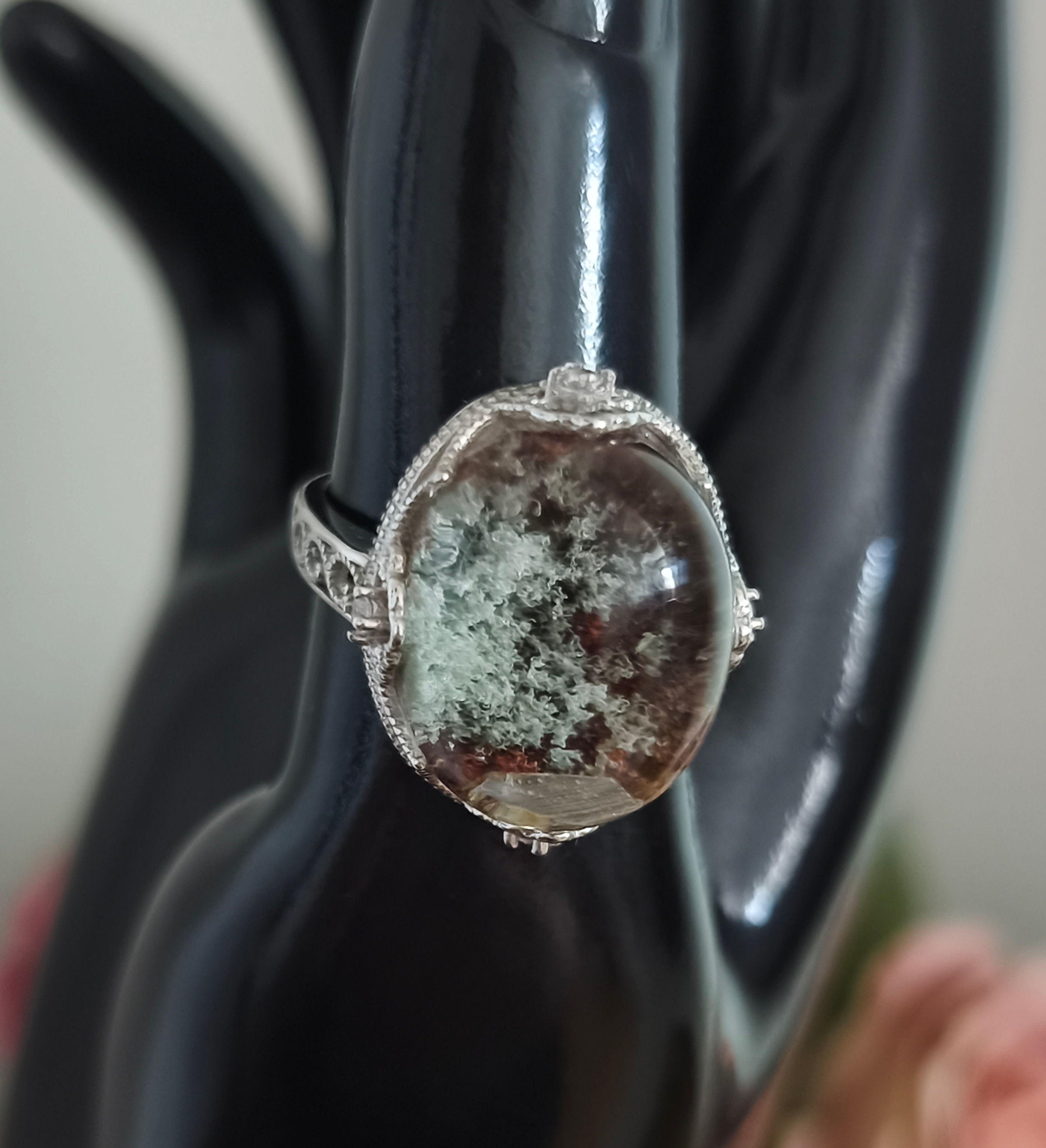 Gartenquarz Ring S925