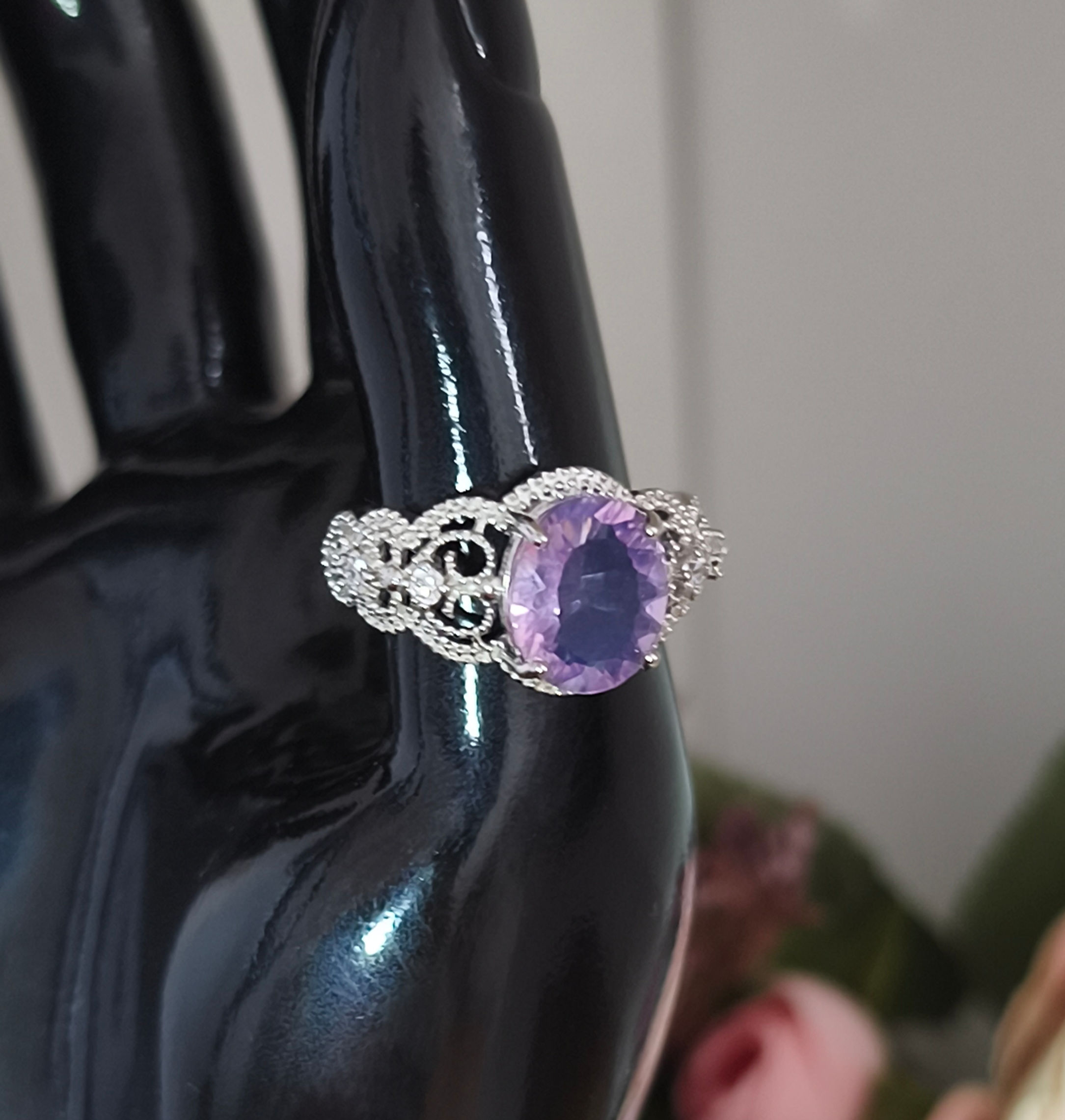 Amethyst S925 Silber Ring