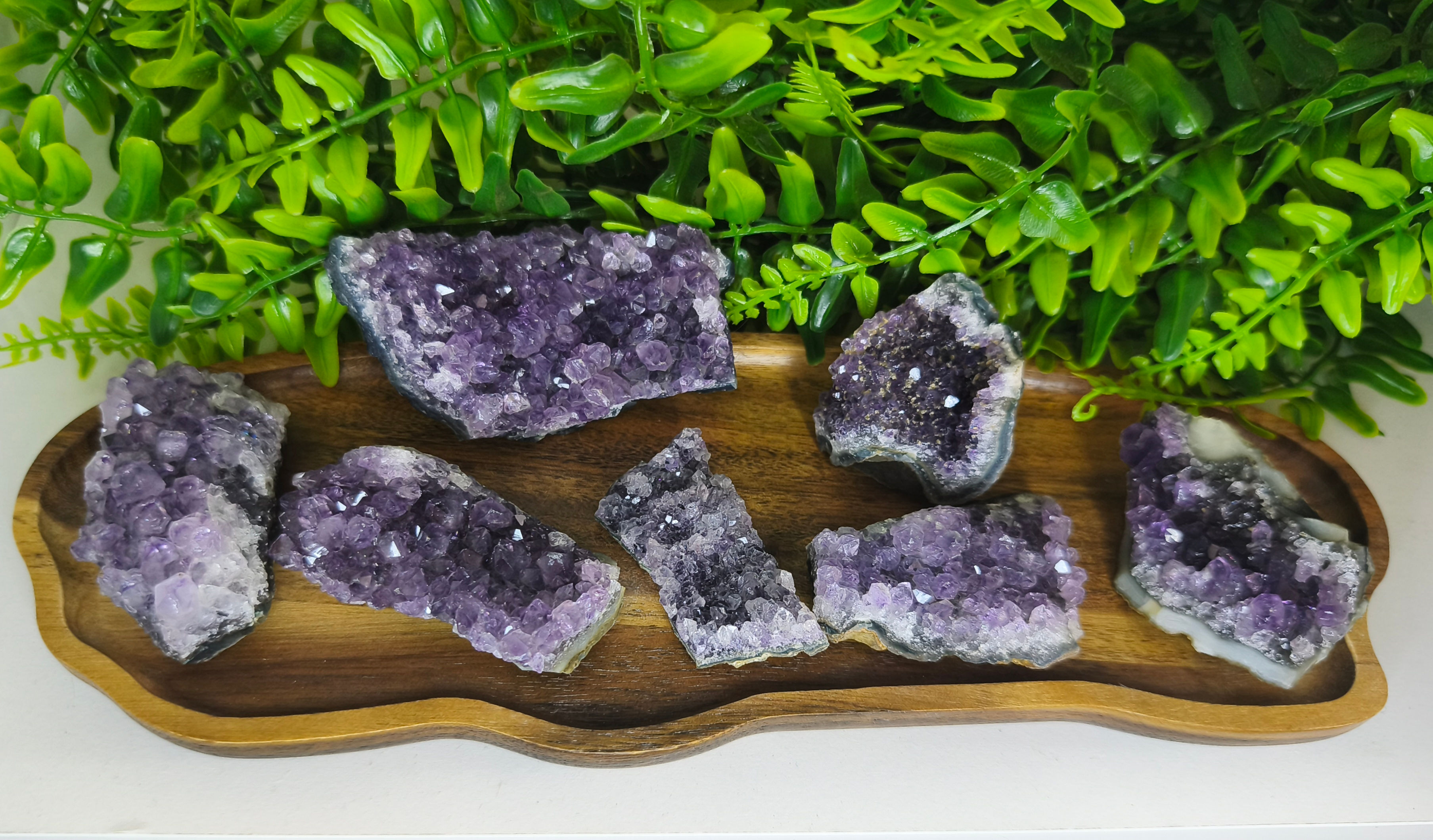 Amethyst Rohstein Cluster