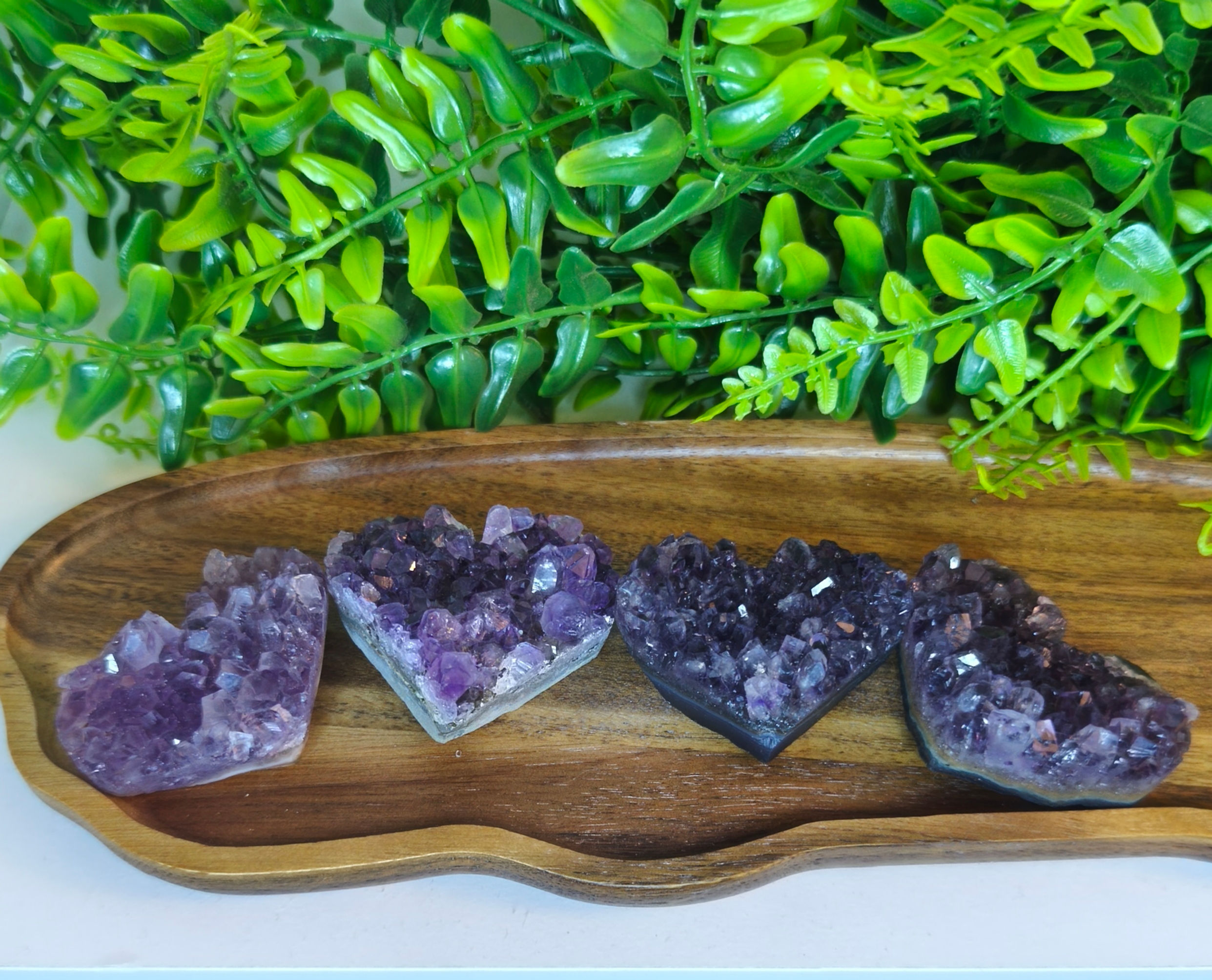 Amethyst Herz Cluster