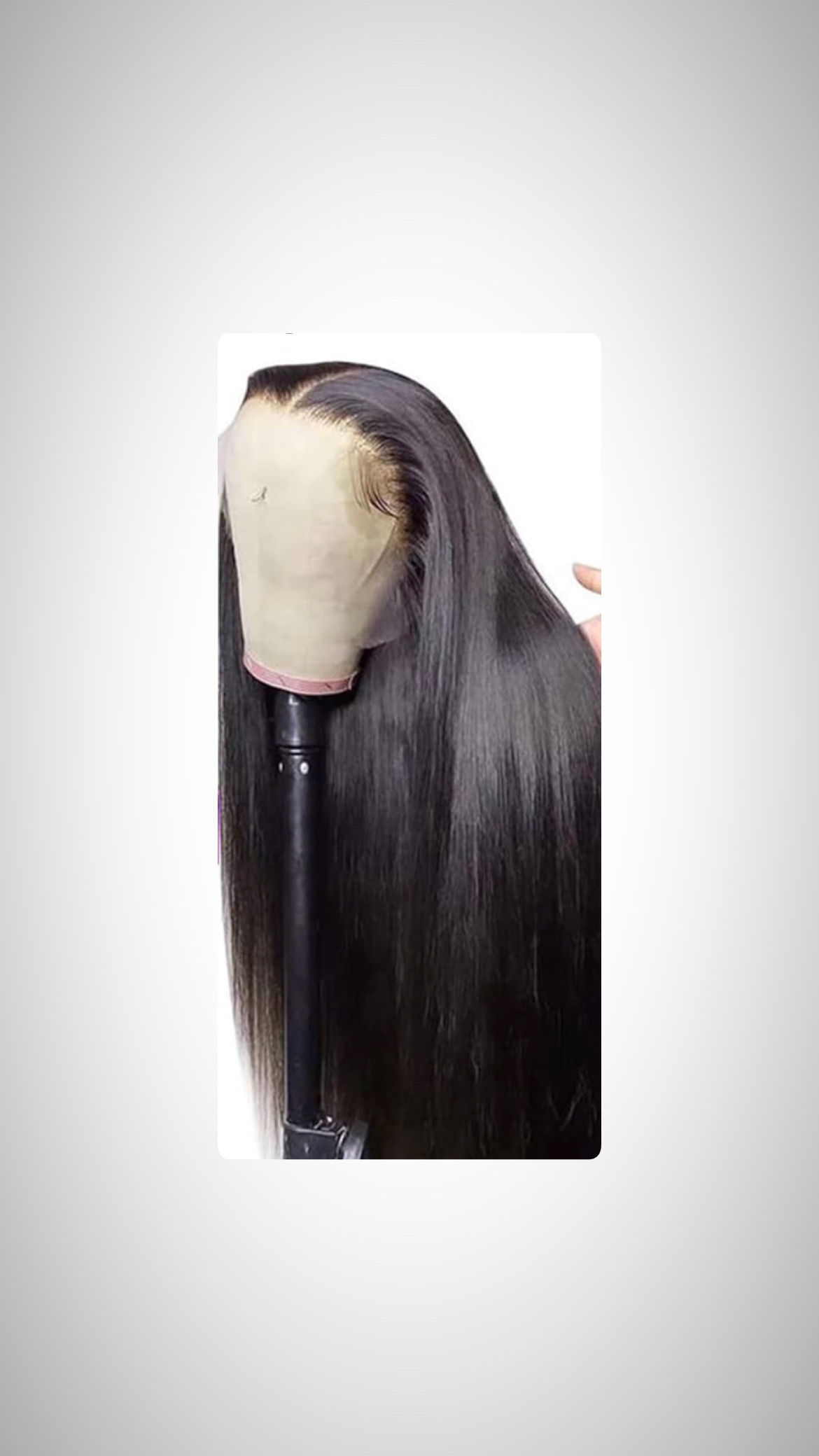 Frontal straight wig 