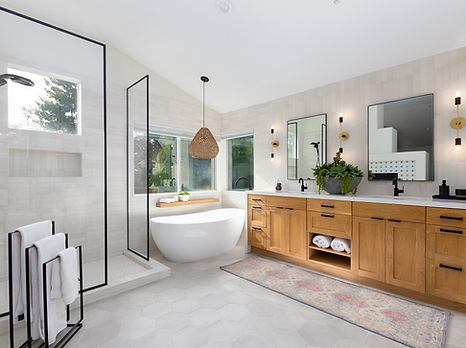 coastal remodel master bath transformation