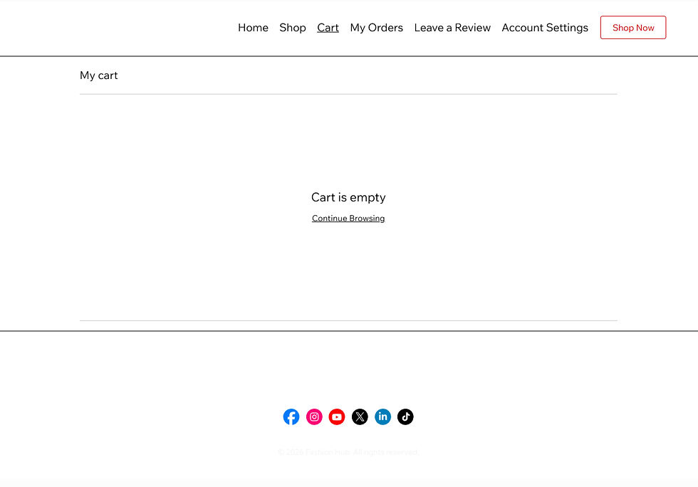 Thumbnail: fashion website