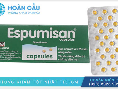 Thuốc Espumisan giảm sức căng niêm mạc ống tiêu hóa