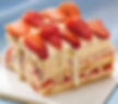 Layered strawberry Tiramisù Waterford with fresh berries.