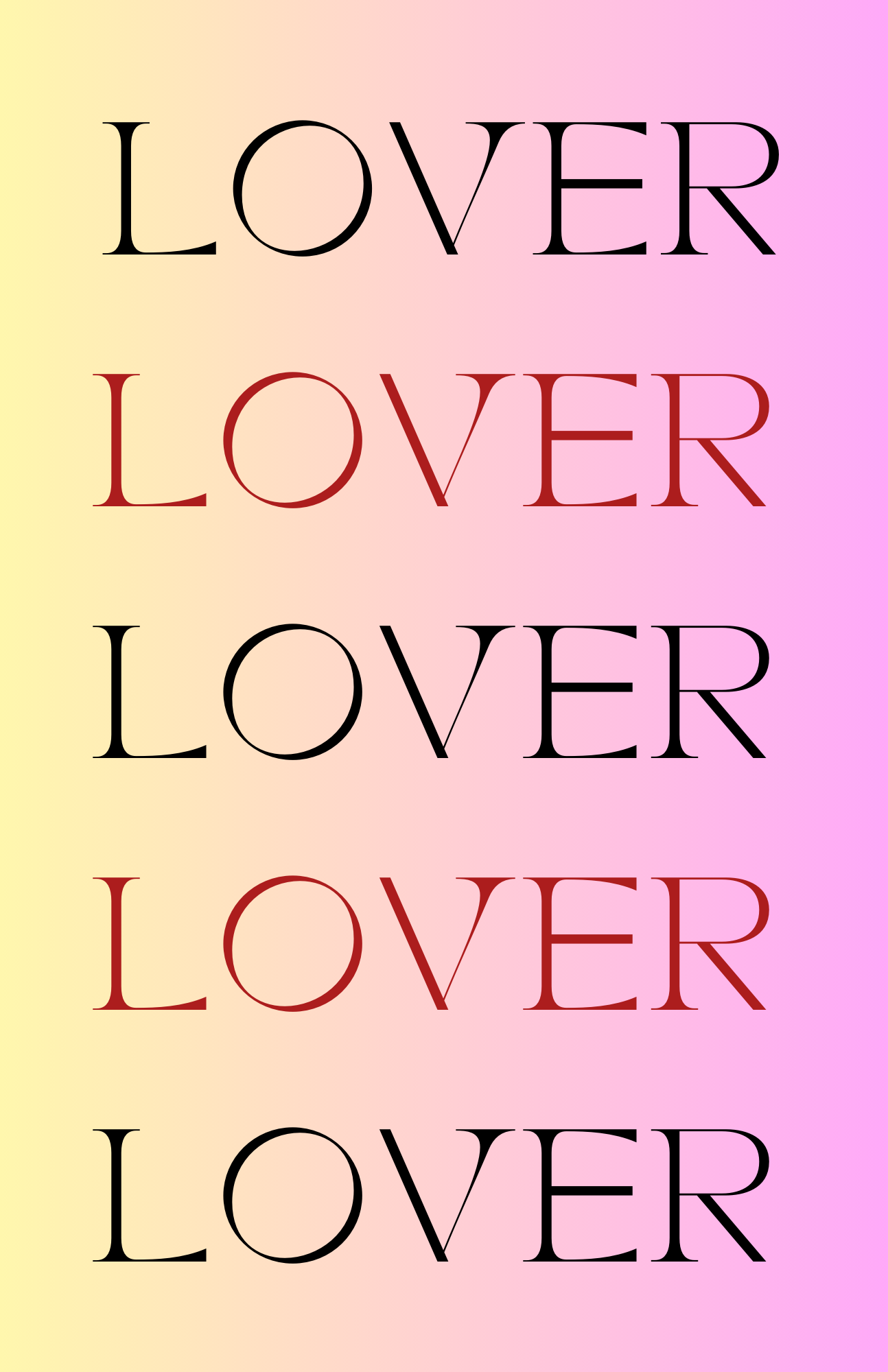 LOVER Poster