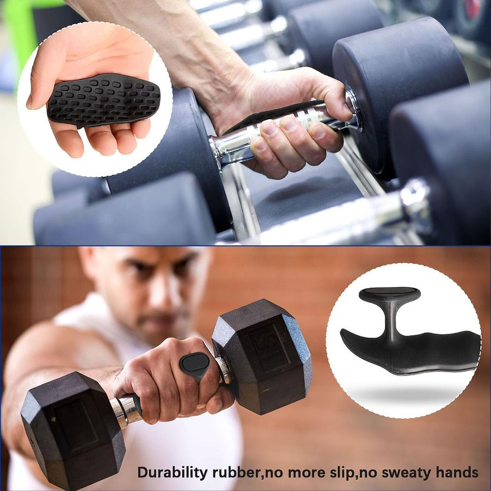 Thumbnail: New Anti-Slip Grip Strengthener No Sweaty Breathable Comfort Workout Grips Porta