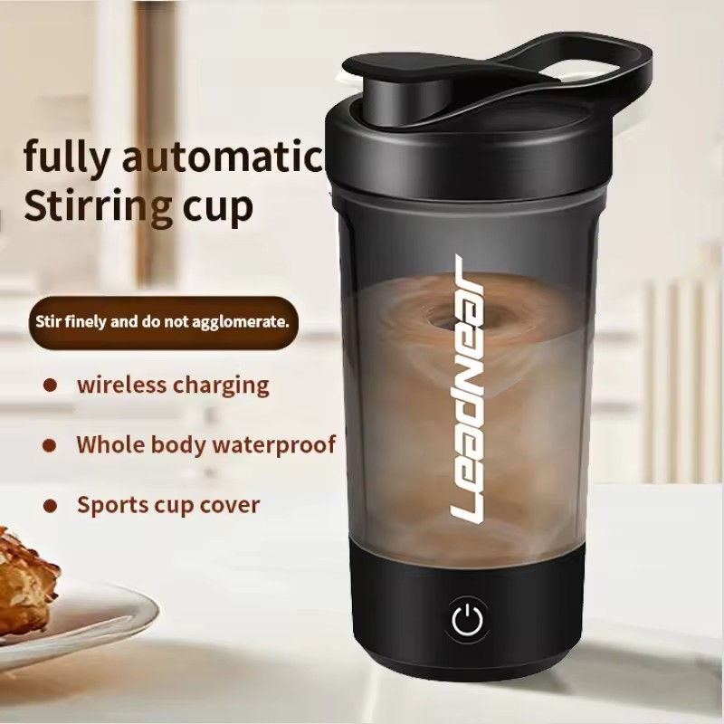 Thumbnail: 650ml Electric Shaker Bottle Portable Whey Protein Shaker Automatic Stirring Ble