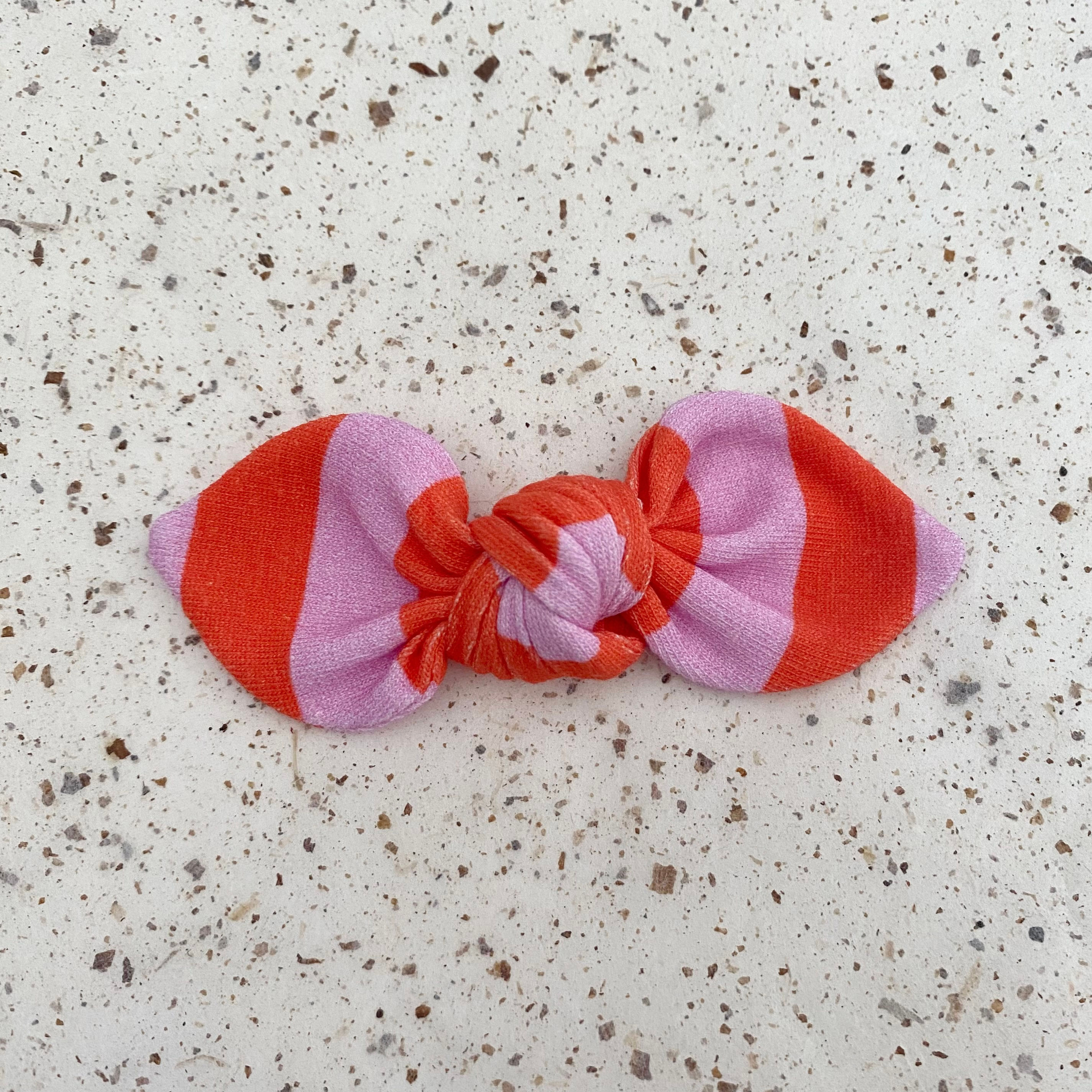 geknoopt pink dark orange