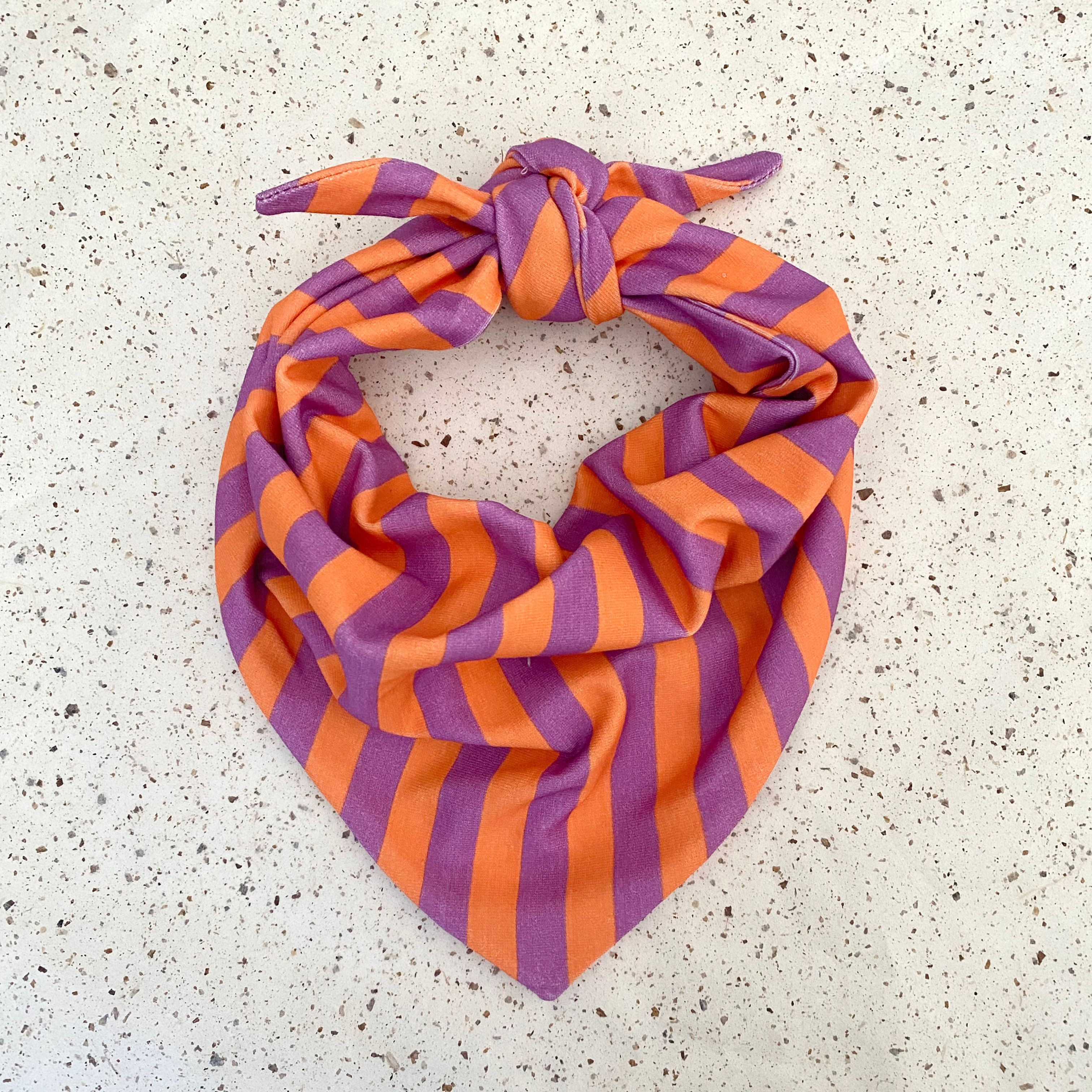 stripes purple orange