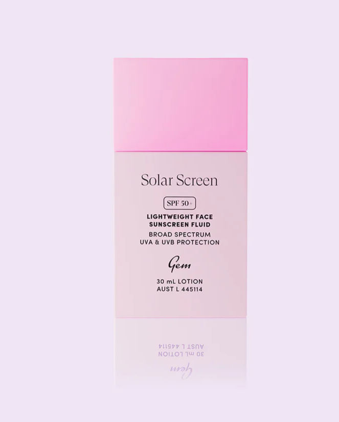 Gem Solar Screen SPF50 Lightweight Fluid