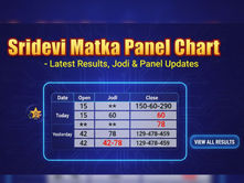 Sridevi Matka Panel Chart Online