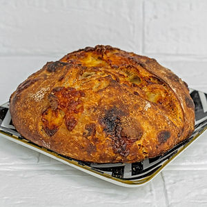 Tomatoes Cheese Sourdough Bread