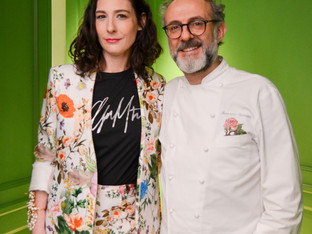 City Girl meets Massimo Bottura at the Gucci Garden in Florence during Pitti Uomo 2018.