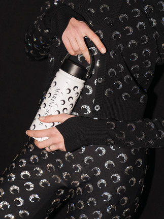 backstage at Marine Serre before the Fall Winter 24/25 collection runway show in Paris for Women's Fashion Week, photographed by Anna Muradas