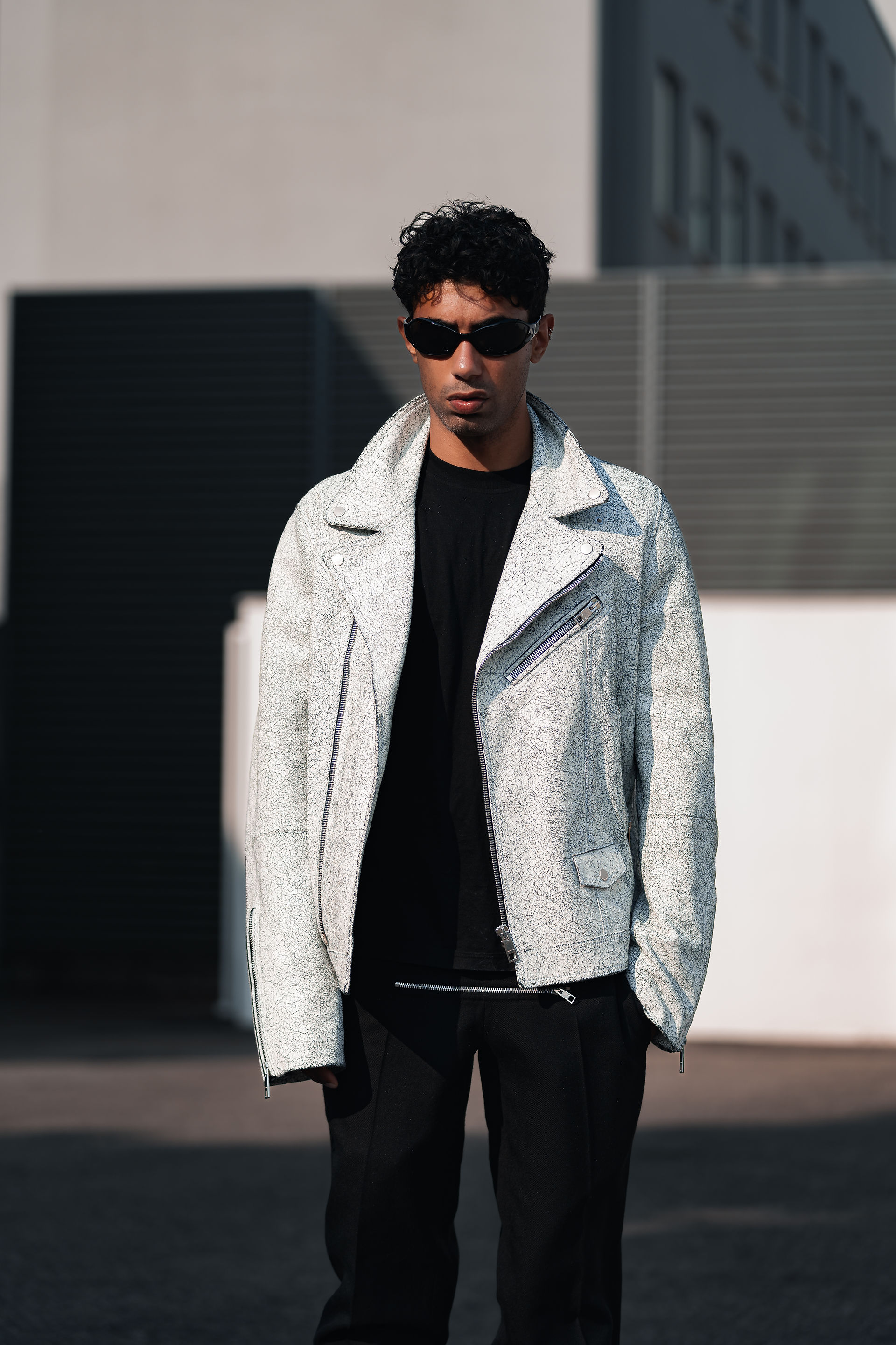 dylan.lxw, outside Jordan Luca show Milan Fashion Week  | Photographed by Riccardo Perdisa of CGC Studios