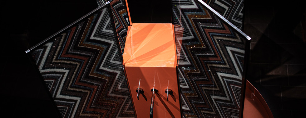 Missoni Home, faucet, Alberto Caliri, FLOW THROUGH THE COLORS, MATCH WITH THE STARS, rubinetteria stella Design Week Milan, Salone del Mobile 2024
