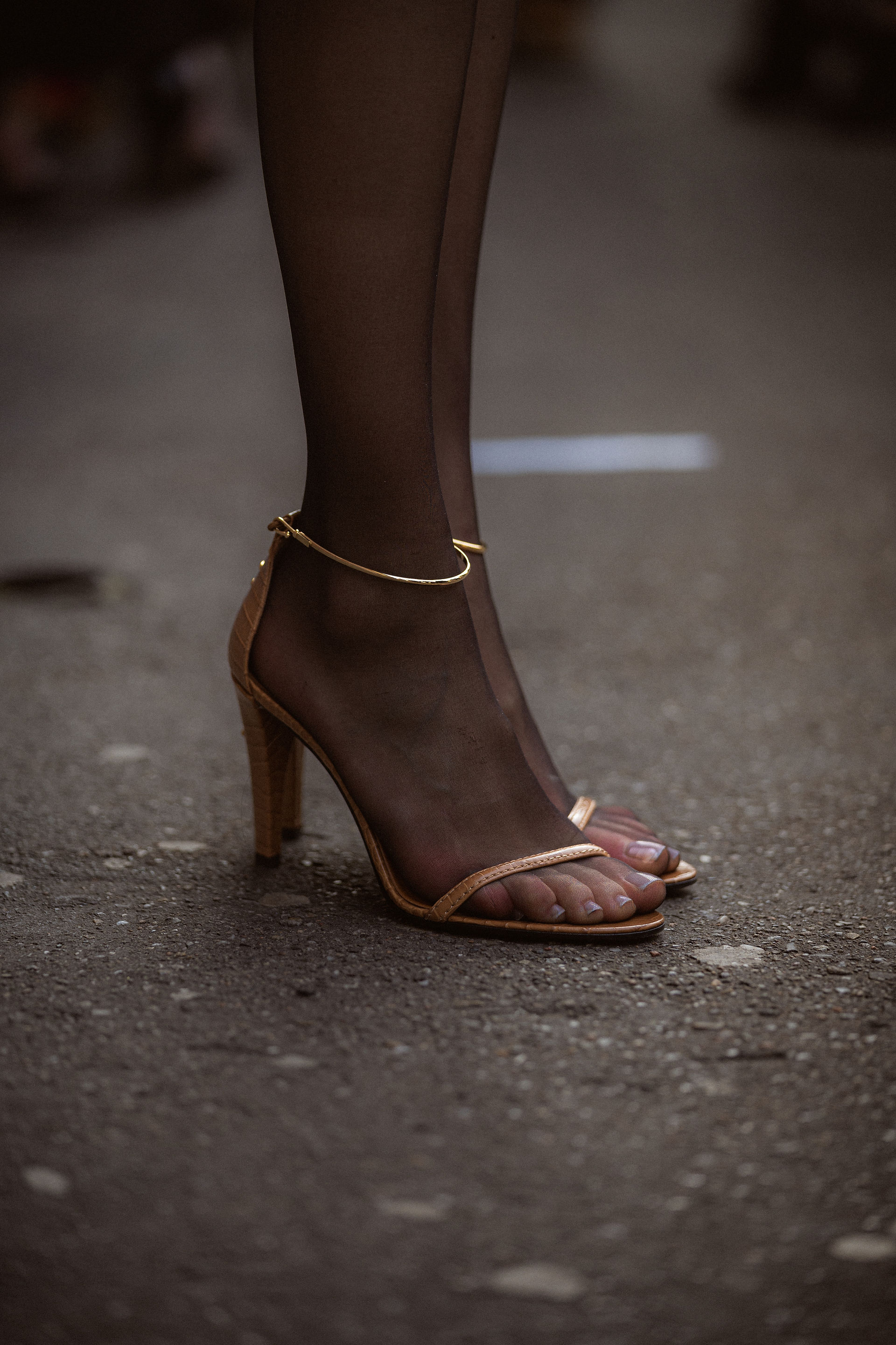 Mary Leest, photographed by Riccardo Perdisa outside Fendi show Fall Winter 24/25 in Milan
