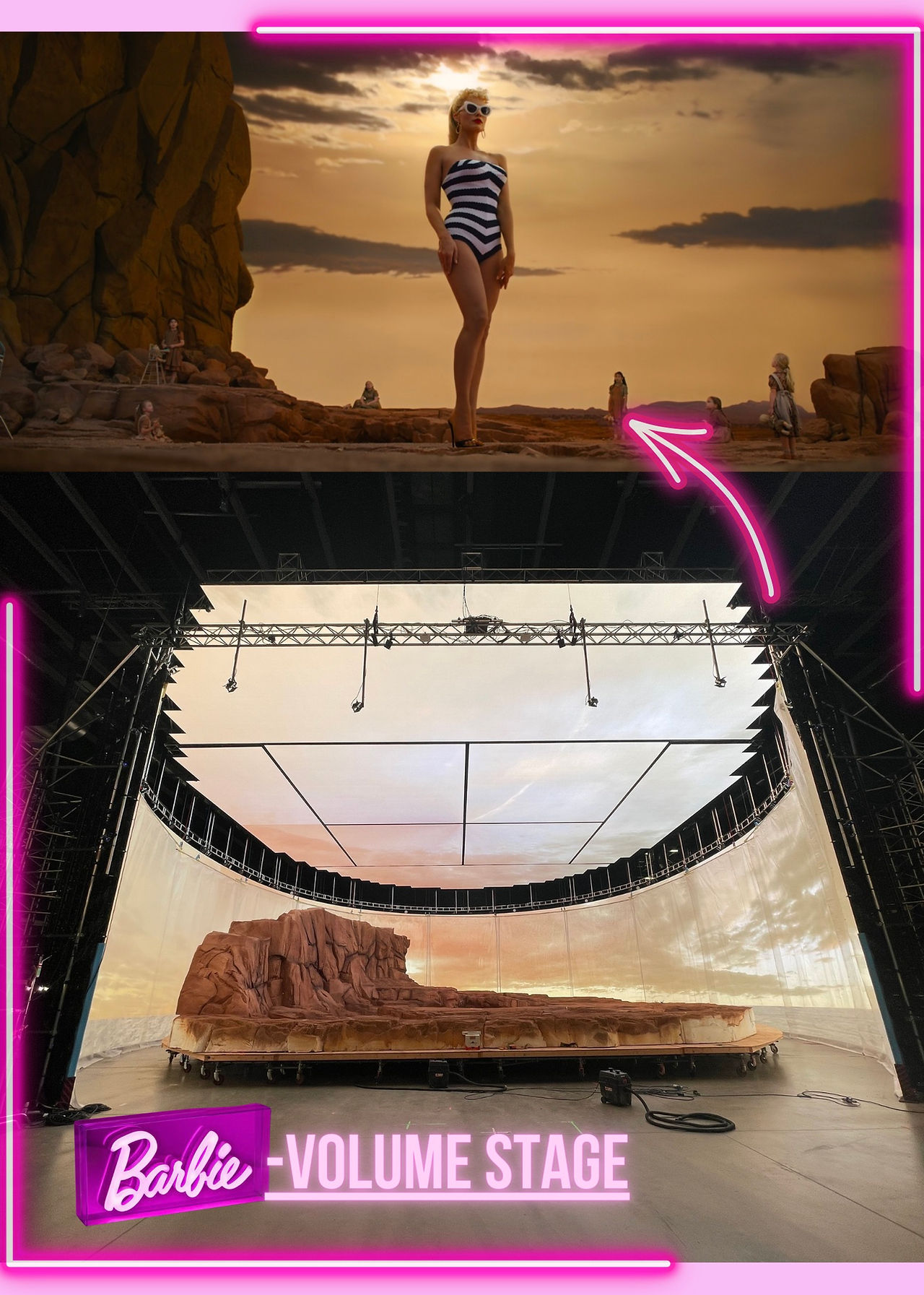 Barbie movie uses the volume LED soundstage