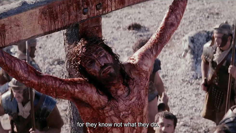 “Padre, perdónalos, porque no saben lo que hacen.” (Lucas 23:34)
