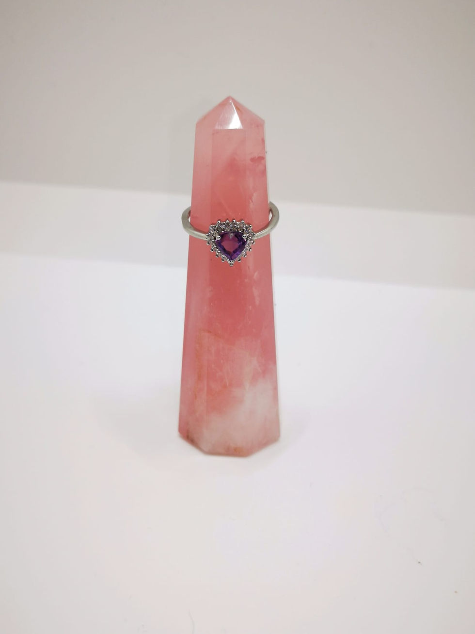 Amethyst Ring (Silver Plated)