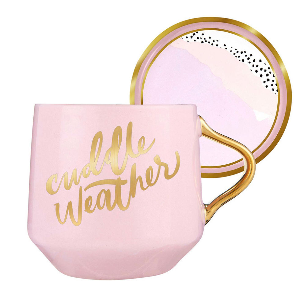 Mug and Coaster Lid-Cuddle Weather