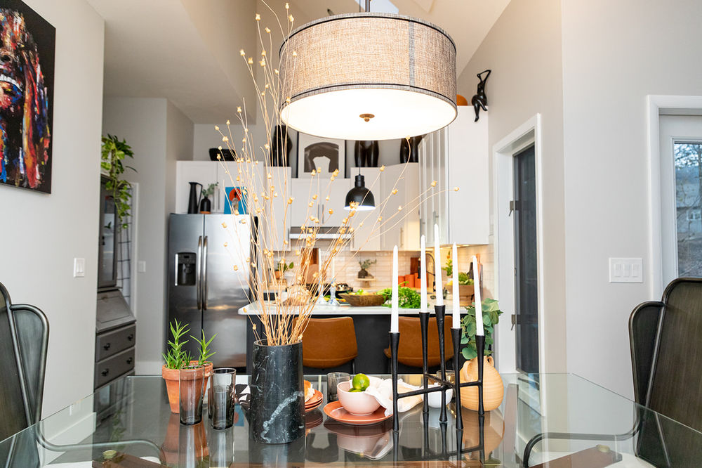 black + white kitchen remodel