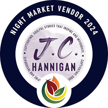 Romance Author J.C. Hannigan is a vendor at the 2024 Asphodel-Norwood Night Market!