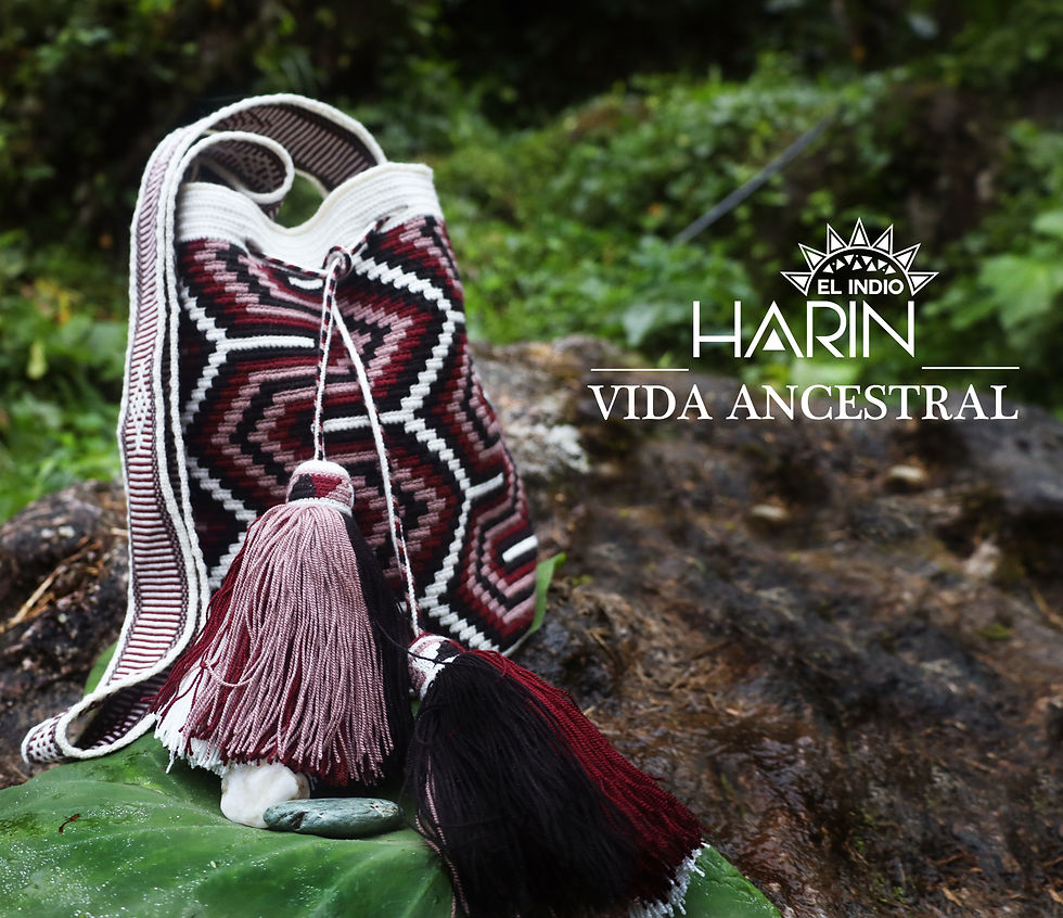 MOCHILA WUAYUU UNICOLOR MACRAME