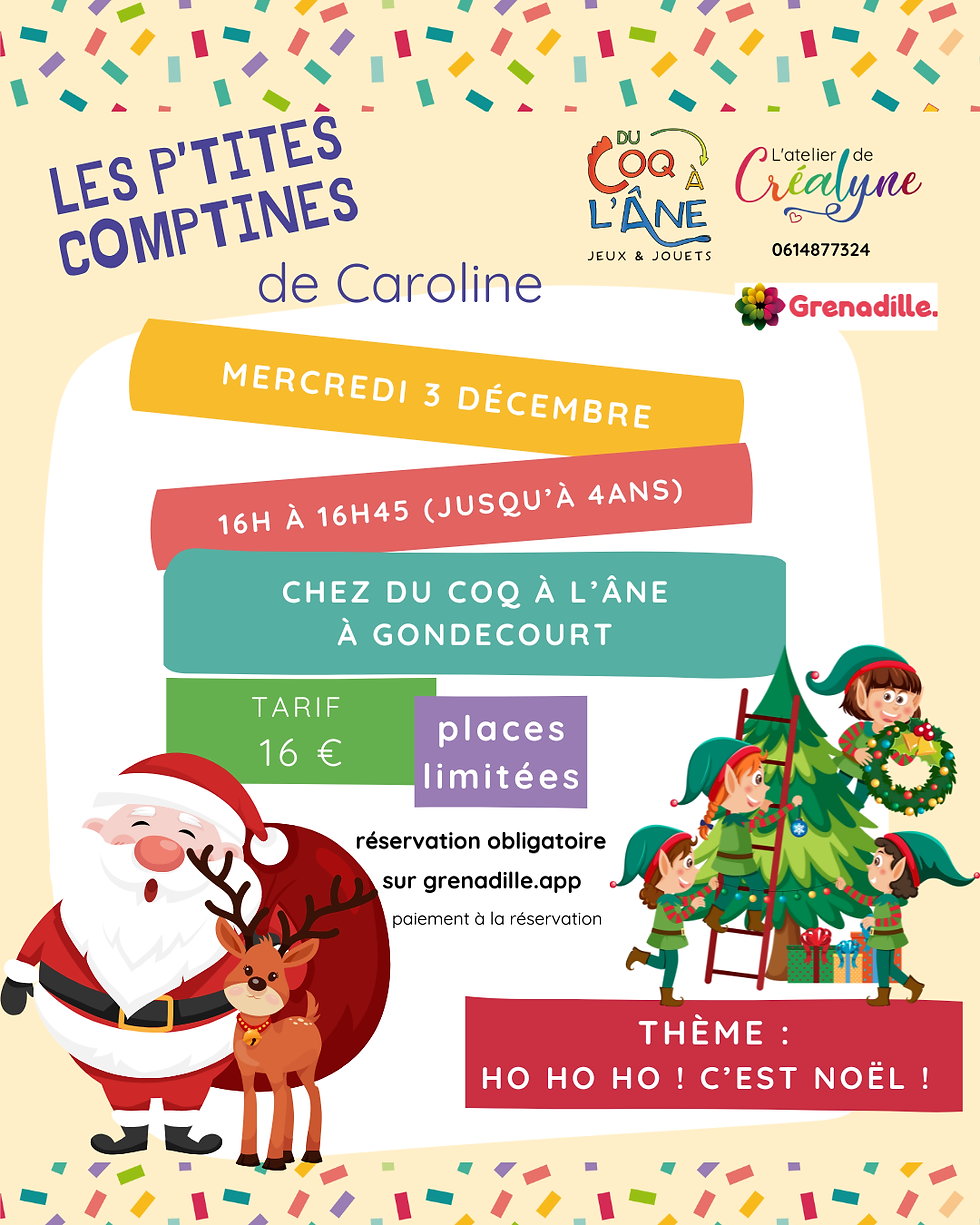 Contes & comptines de Noël avec Caroline