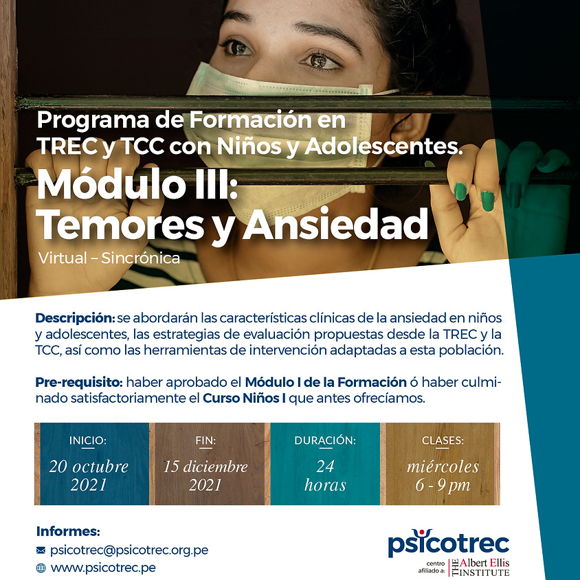 Módulo III: Temores y Ansiedad