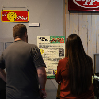 Dr Pepper Museum Tour Plaques with historical information