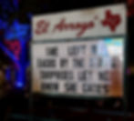 El Arroyo Blink 182 Saying at Austin City Limits - She left me tacos by the stairs, surprises let me know she cares