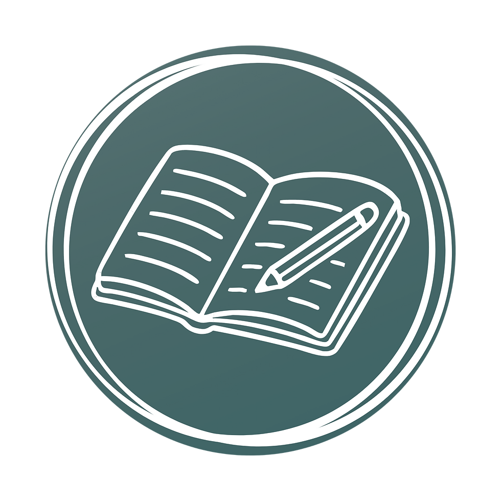 Icon of an open journal and pencil respresenting the Field Journal Blog for North Idaho Adventures