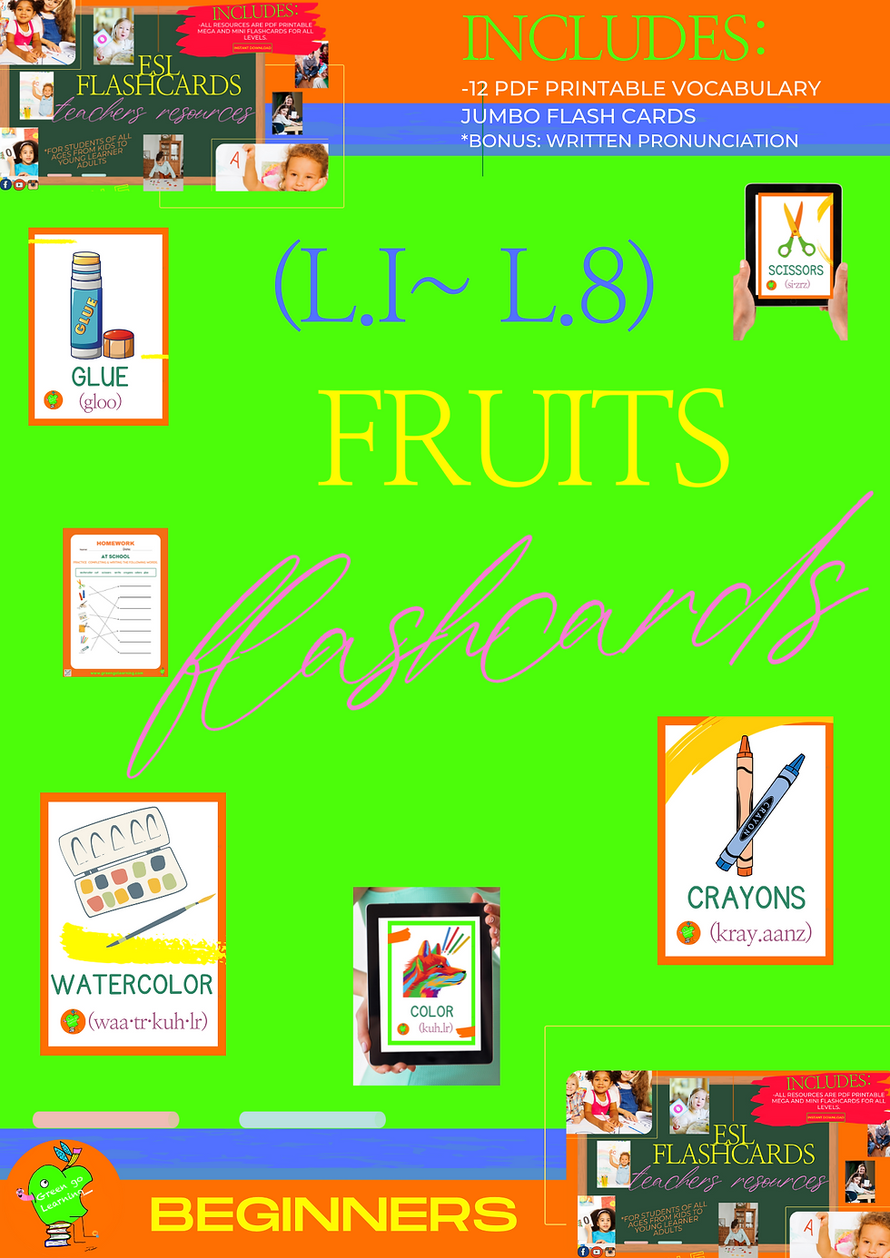 Thumbnail: Level I / Lesson 8 - Fruits