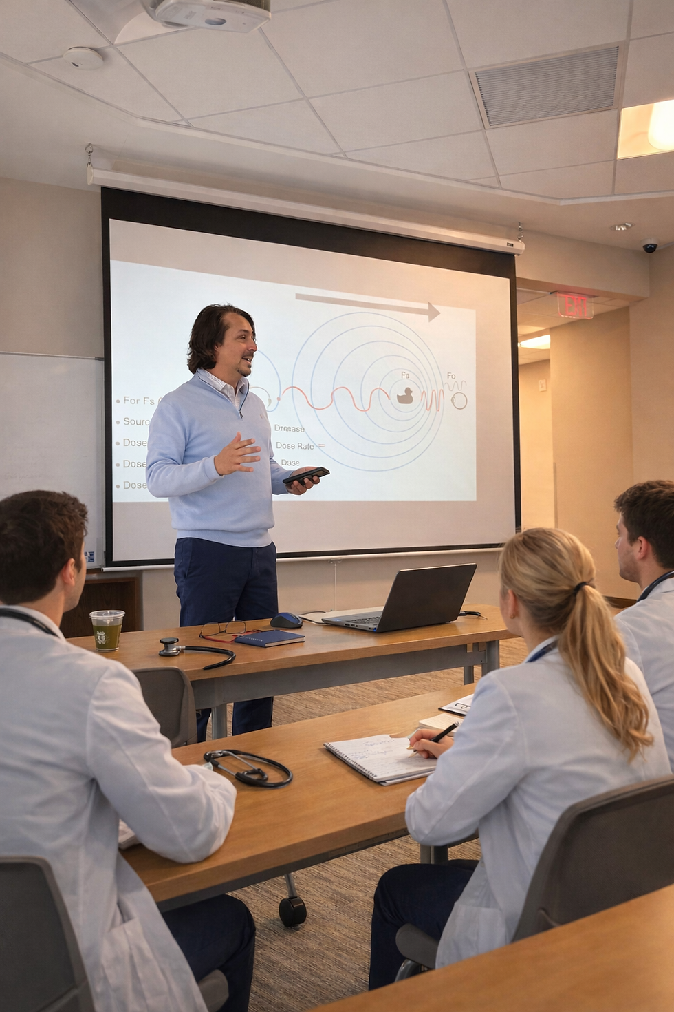 Medical lecture on ultrasound technology.png