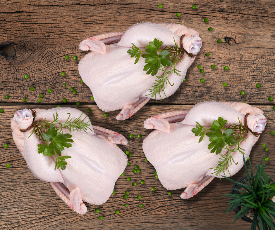 3 Medium Chickens
