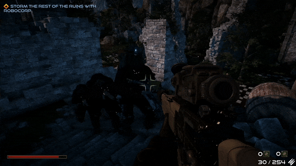 Companions are advancing for encounters