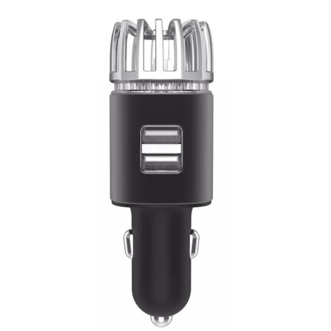 Purificador Ionizador con Cargador USB para Auto