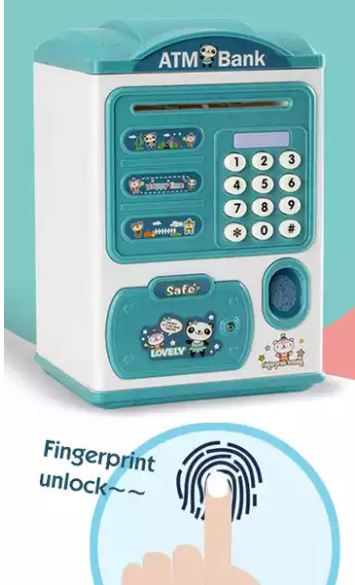 Miniatura: Alcancía Cajero Automático - ATM Bank -  Huella Digital