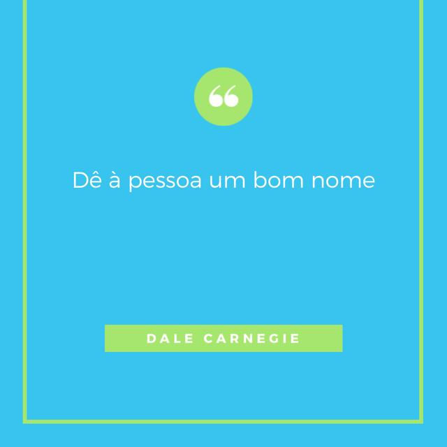 #28: Dê à pessoa um bom nome