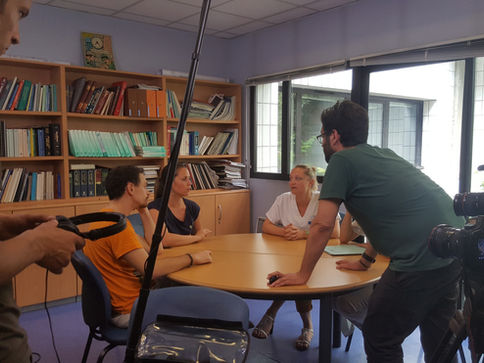 Tournage du jour avec l'APHP Robert Debré