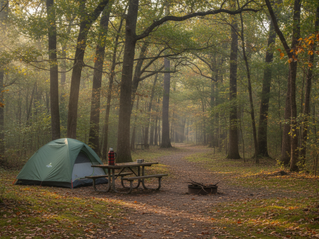 Camping at Tishomingo State Park Mushroom Foraging and Remote Work Adventures