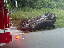 Sunday Evening Crash Near Quarry Resulted in Vehicle Rollover