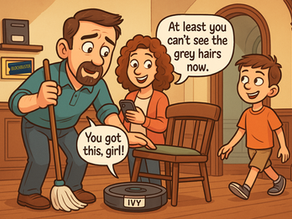 "Back in Line" with Dr. Mosier: Sweeping Up the Past with Ivy the Roomba