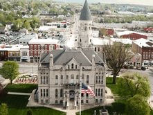 Grants to be pursued for courthouse repairs and EMS radio towers, paving bids opened