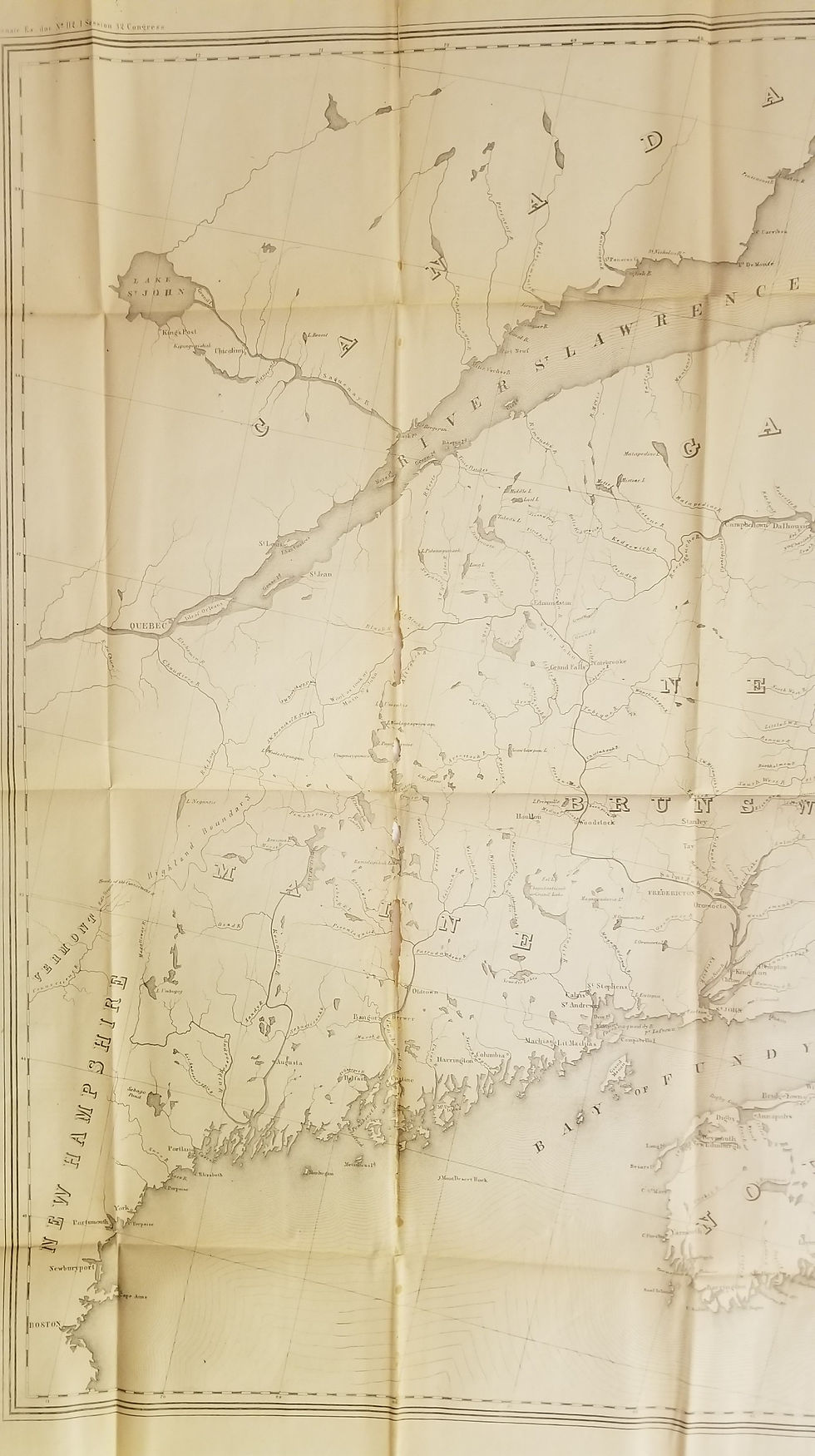 Thumbnail: Map of British North America including the Gulf of St. Lawrence, Andrews, 1853