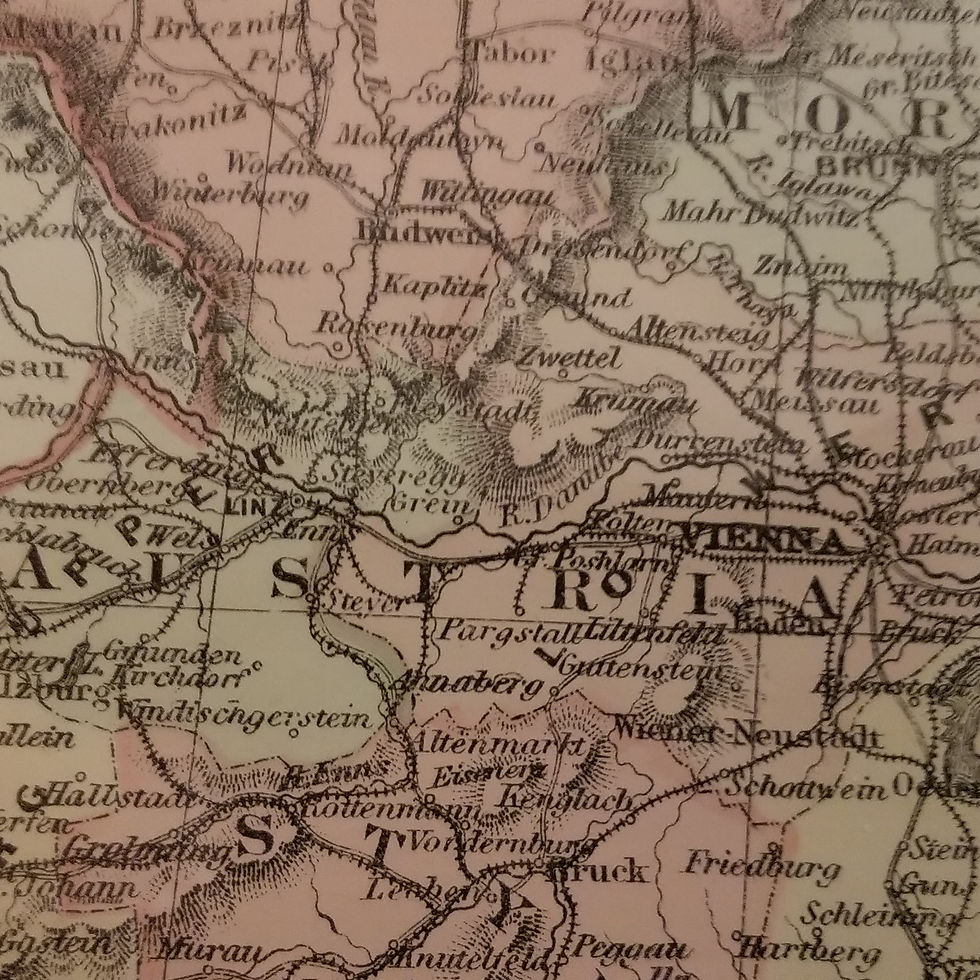 Thumbnail: Map of Austria-Hungary, Johnson's, 1895